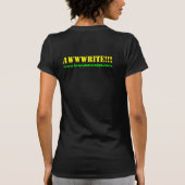 T-SHIRT ÉQUIPE AWWWRITE ! ! ! - MANO - ÉDITION NOIRE (Dos)
