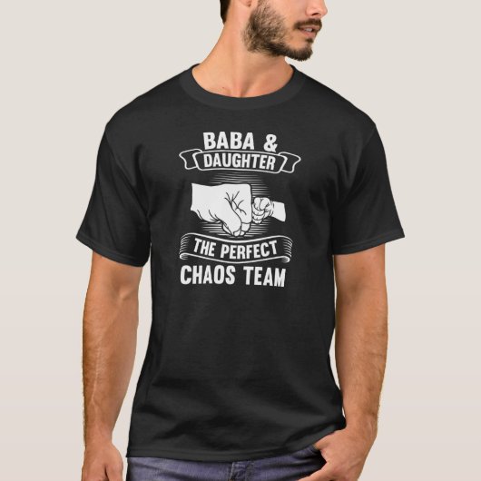 T-shirt Équipe Baba & fille Baba & fille (Devant)
