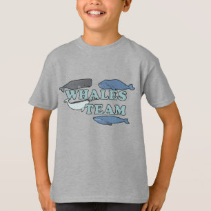 T-shirt Équipe baleines De l'environnement Amateurs de bal