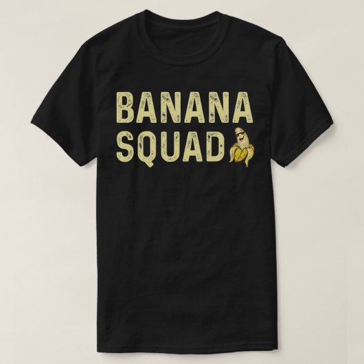 T-shirt Équipe Banana Squad Banana Funny Banana  (Design devant)