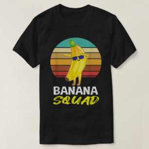 T-shirt Équipe Banane Drôle Design Rétro