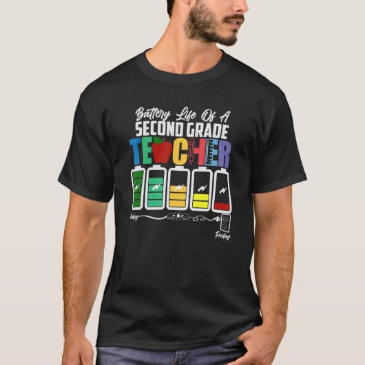 T-shirt Équipe Batterie De Seconde Qualité De Vie Une Deux (Devant)