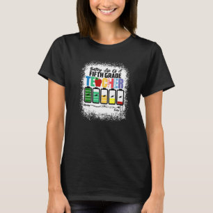 T-shirt Équipe Batterie De Vie De 5E Année Un Thé De 5E An