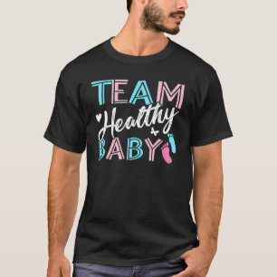 T-shirt Équipe Bébé en santé Genre Révéler Garçon Ou Fille