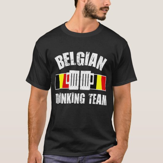 T-SHIRT ÉQUIPE BELGE DE BOISSONS (Devant)