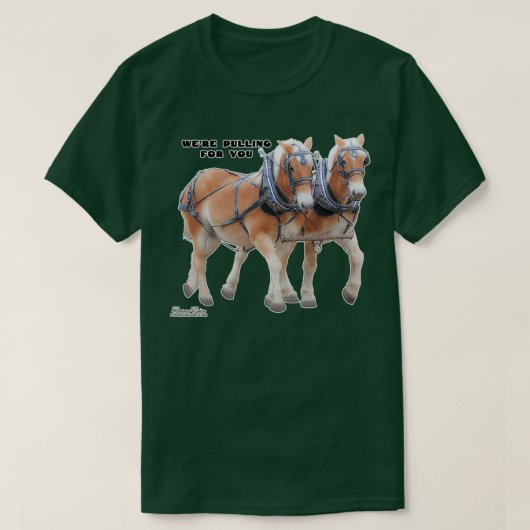 T-shirt Équipe Belge de Cheval en Harnais (Design devant)