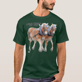 T-shirt Équipe Belge de Cheval en Harnais
