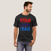 T-shirt Equipe Boire Utah State Pride Bière Boire (Devant entier)