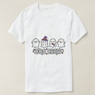 T-shirt Équipe Boo Fantômes Mignons Design Halloween
