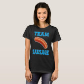 T-shirt Équipe Boy Team Nuts Équipe Saucisse (Devant entier)