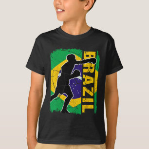 T-shirt Équipe brésilienne de boxe Brésil Drapeau Gants de