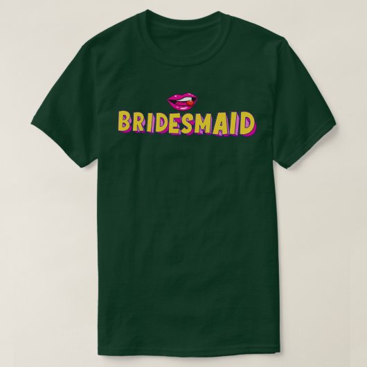 T-shirt équipe Bride Pop Art moderne 2 (Design devant)