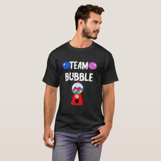 T-shirt Équipe Bubble Gum Gumball Squad Chew Candy M (Devant entier)