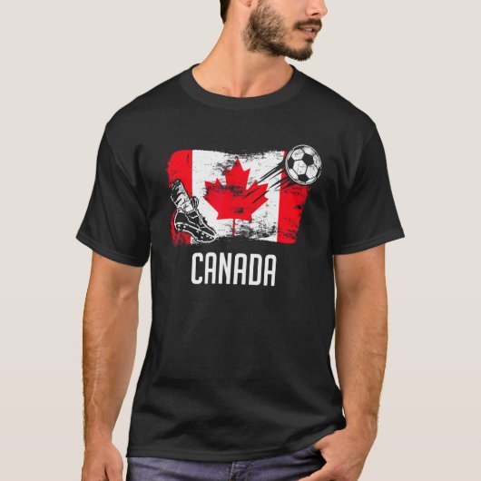 T-shirt Équipe canadienne de soccer du Canada Jersey (Devant)