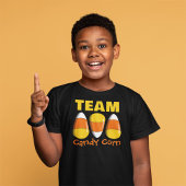 T-shirt Équipe Candy Corn Halloween