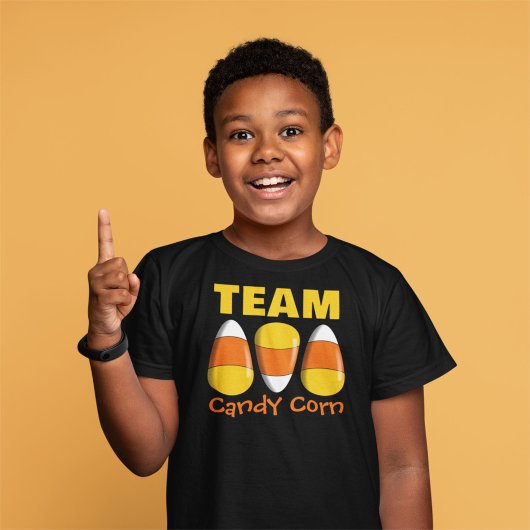 T-shirt Équipe Candy Corn Halloween