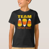 T-shirt Équipe Candy Corn Halloween (Devant)