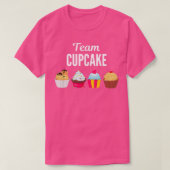 T-shirt équipe chemise cupcakeTShirt (Design devant)