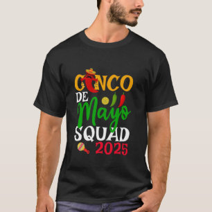 T-shirt Équipe Chili Cinco De Mayo 2025 Famille Correspond