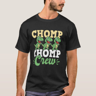 T-shirt Équipe Chomp Chomp Anniversaire Dinosaure Dino