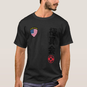 T-shirt Équipe Classique de Karaté Kyokushinkai USA Kanji
