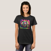 T-shirt Équipe Cna Assistante infirmière certifiée Équipe (Devant entier)