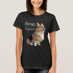 T-shirt Équipe Corgi Squad Pembroke Welsh Corgi Chien