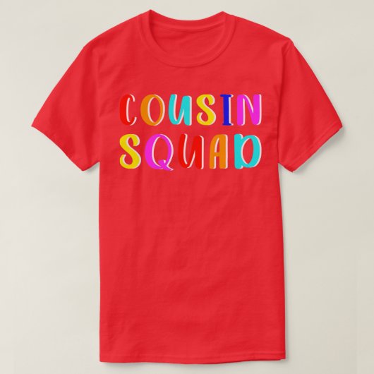 T-shirt Équipe Cousin1 (Design devant)