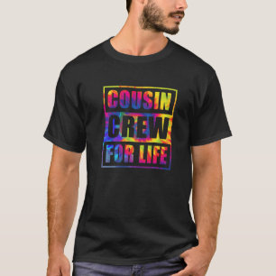 T-shirt Équipe Cousin Pour La Vie Teinture Correspondant F