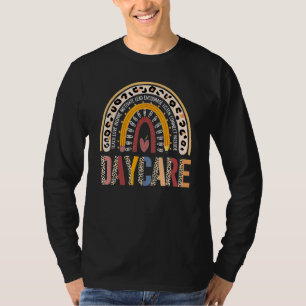 T-shirt Équipe Crèche Équipe Retour à l'école Arc-en-ciel