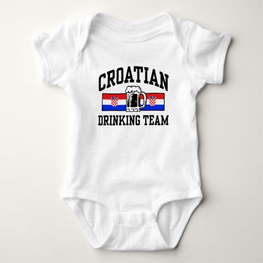 T-shirt Équipe croate de boisson (Devant)