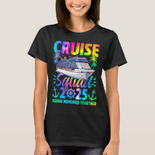 T-shirt Équipe Croisière Rétro 2025 Créer des Souvenirs En