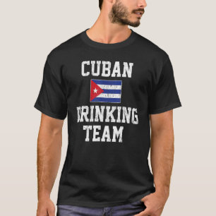T-shirt Équipe Cubaine Boire Beer Country Cuba Drapeau Vin
