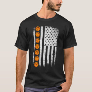 T-shirt Équipe cycliste American Flag Basketball