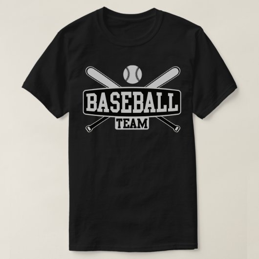 T-shirt Équipe cycliste Baseball (Design devant)