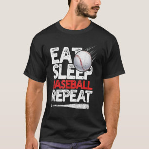T-shirt Équipe cycliste Eat Sleep Baseball