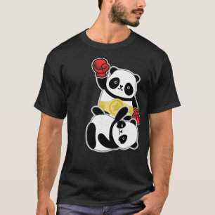 T-shirt Équipe cycliste Funny Animal Boxing Panda