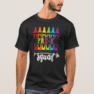 T-shirt Équipe cycliste Pre K Squad Teacher Back To School