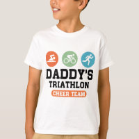 Équipe d'acclamation du triathlon du papa