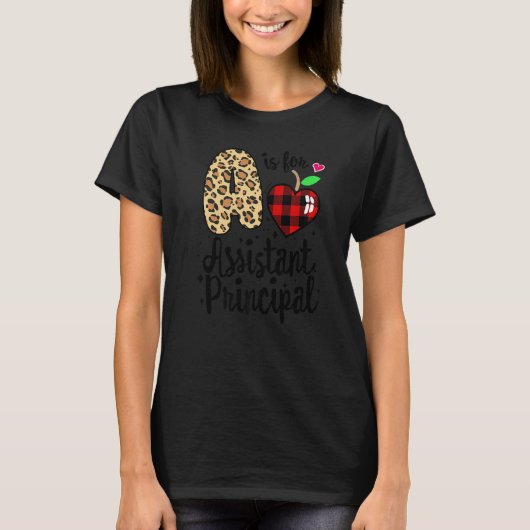 T-shirt Équipe d'administrateurs Léopard A est pour le dir (Devant)