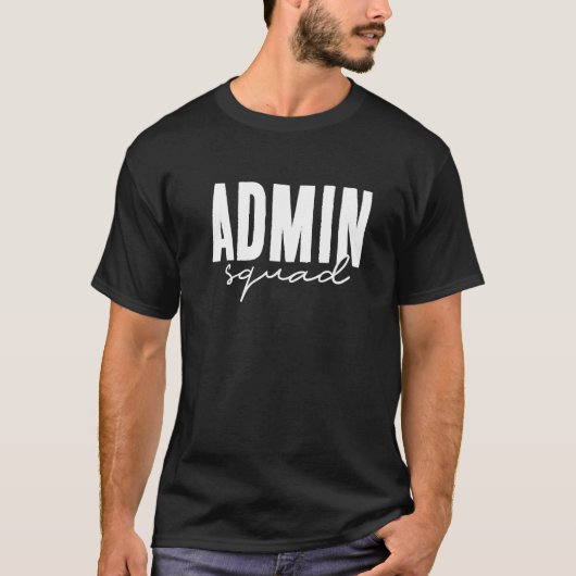 T-shirt Équipe d'administration Assistante du directeur de (Devant)