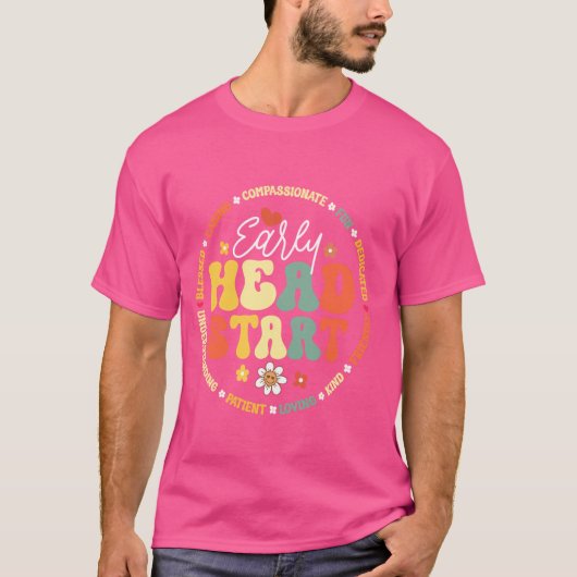 T-shirt Équipe d'aide préscolaire Homeschool Professeur ve (Devant)