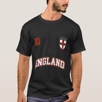 T-shirt Équipe d'Angleterre de football numéro 10 English