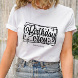 T-shirt Équipe d'Anniversaire correspondant Customisé Grou<br><div class="desc">Voulez-vous rendre votre fête d'anniversaire encore plus spéciale ? Pourquoi ne pas obtenir des maillots d'équipe d'anniversaire amusants et uniques pour tous les participants! Ces chemises élégantes et colorées vous feront sûrement sourire sur le visage d'une fille ou d'un garçon d'anniversaire. Que vous soyez à la recherche d'un cadeau pour...</div>