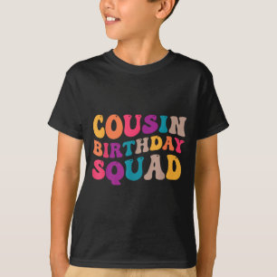 T-shirt Équipe d'anniversaire de cousins 2024 Groupe de co