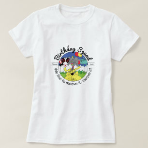 T-shirt Équipe d'anniversaire des animaux de fête