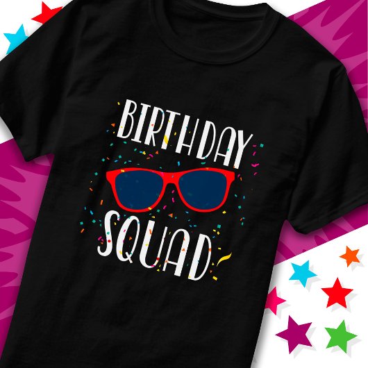 T-shirt Équipe d'anniversaire du cool Fun Matching Group