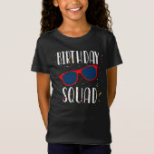 T-Shirt Équipe d'anniversaire du cool Fun Matching Group (Devant)
