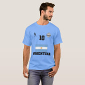 T-shirt Équipe d'Argentine de football (Devant entier)