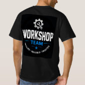 T-shirt ⚙️ Équipe d'atelier Garage Moderne ⚙️ (Dos)